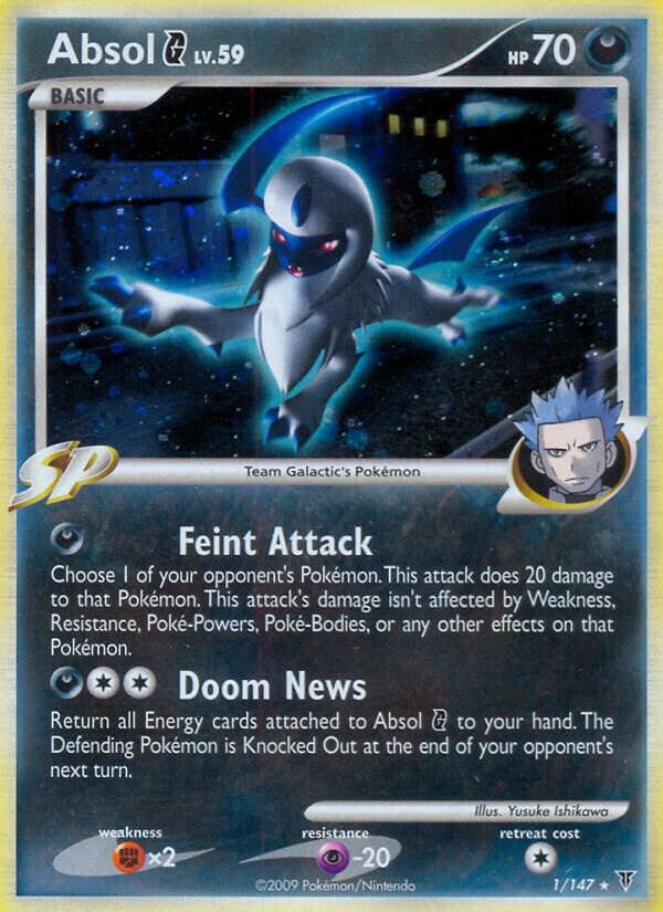 Pokemon Absol G 1/147 Supreme Victors