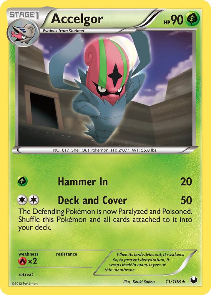 Pokemon Accelgor 11/108 Dark Explorers