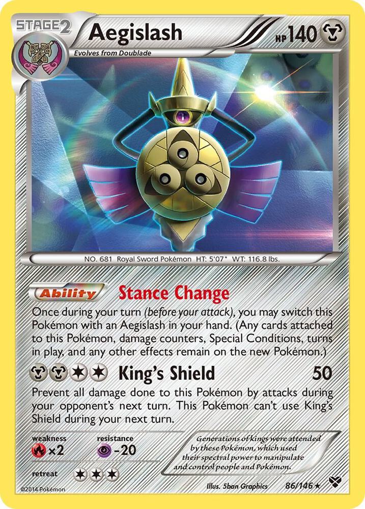 Pokemon Aegislash 86/146 XY