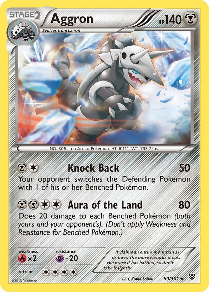 Pokemon Aggron 59/101 Plasma Blast