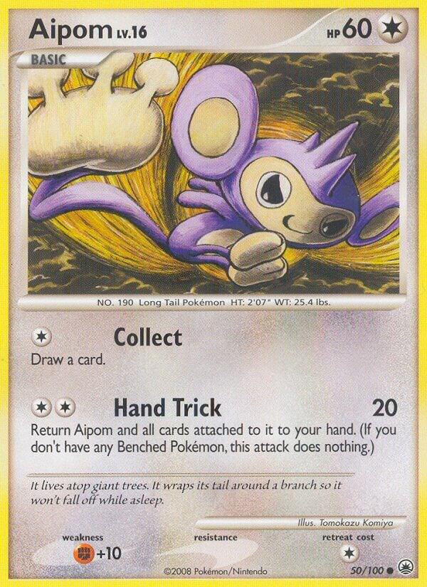 Pokemon Aipom 50/100 Majestic Dawn