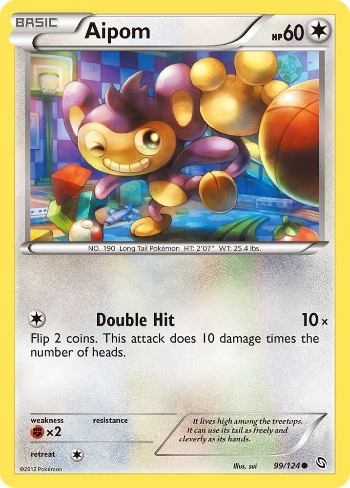 Pokemon Aipom 99/124 Dragons Exalted