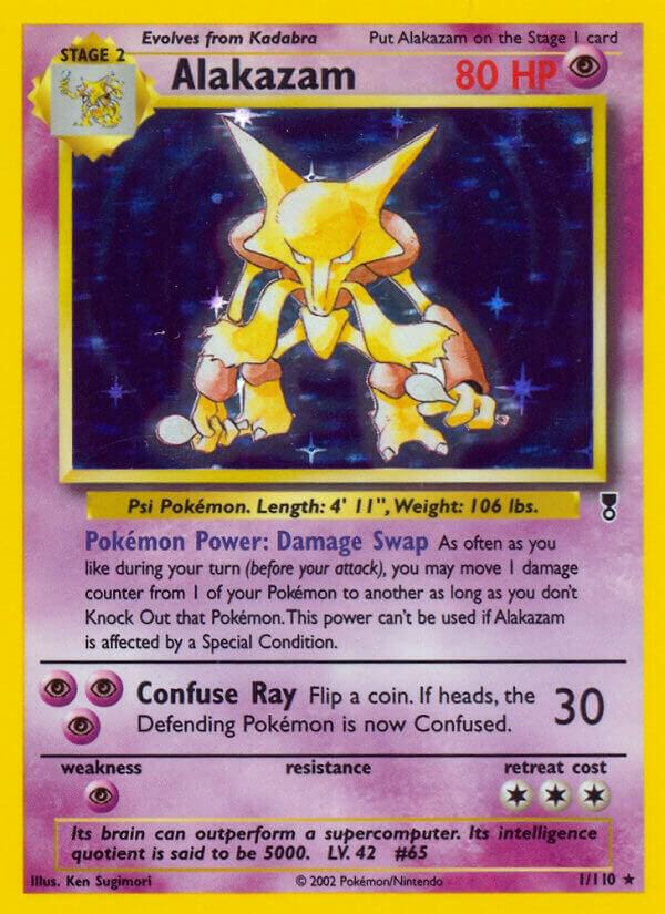 Pokemon Alakazam 1/110 Legendary Collection