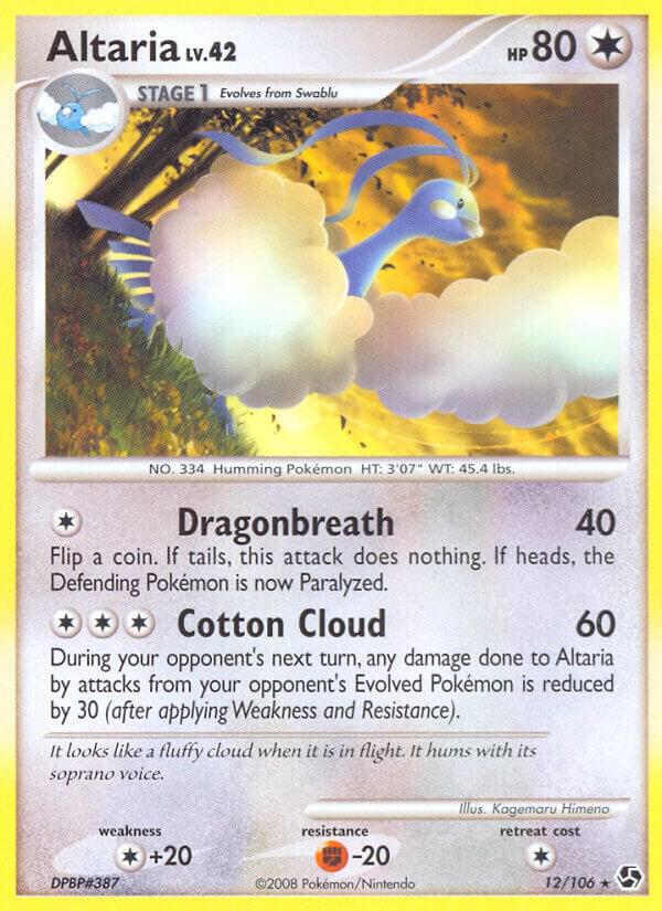 Pokemon Altaria 12/106 Great Encounters