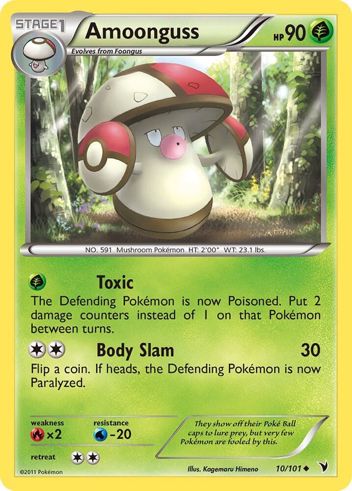Pokemon Amoonguss 10/101 Noble Victories
