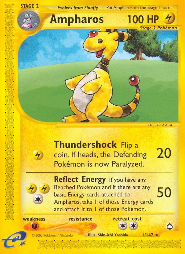 Pokemon Ampharos 1/147 Aquapolis