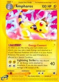 Pokemon Ampharos 34/165 Expedition Base Set