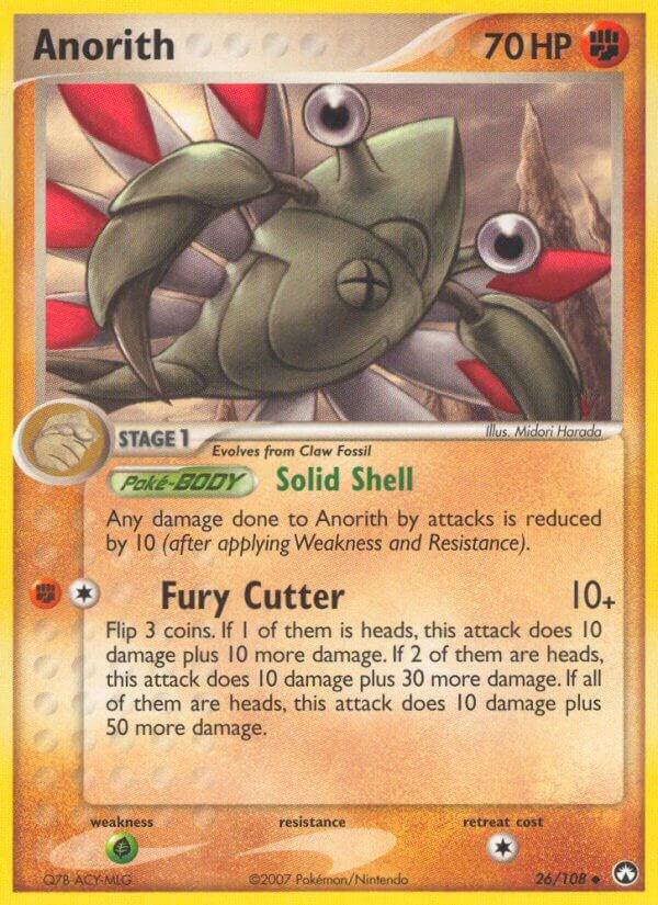 Pokemon Anorith 26/108 Power Keepers
