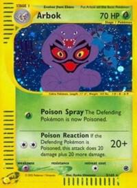 Pokemon Arbok 3/165 Expedition Base Set