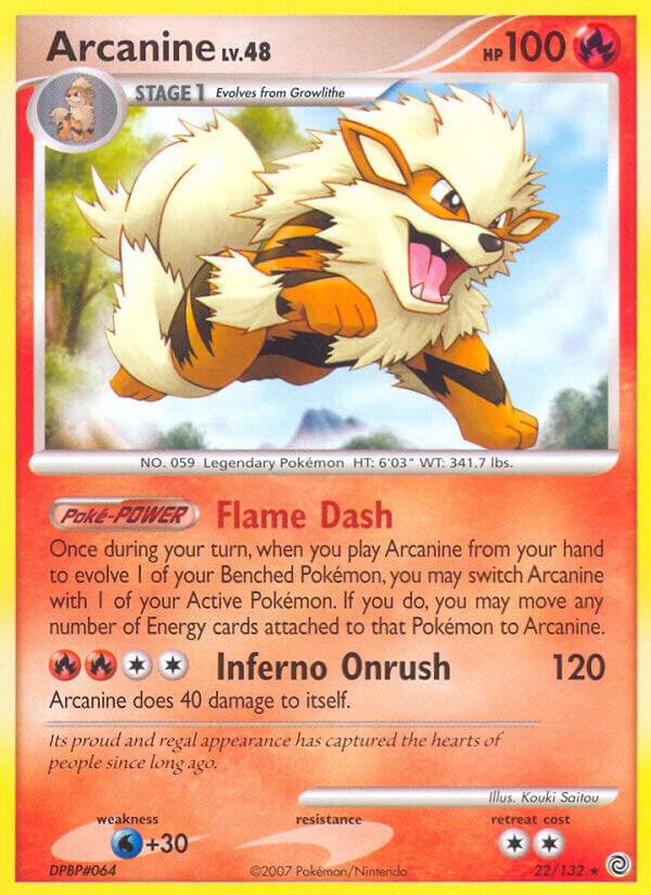 Pokemon Arcanine 22/132 Secret Wonders