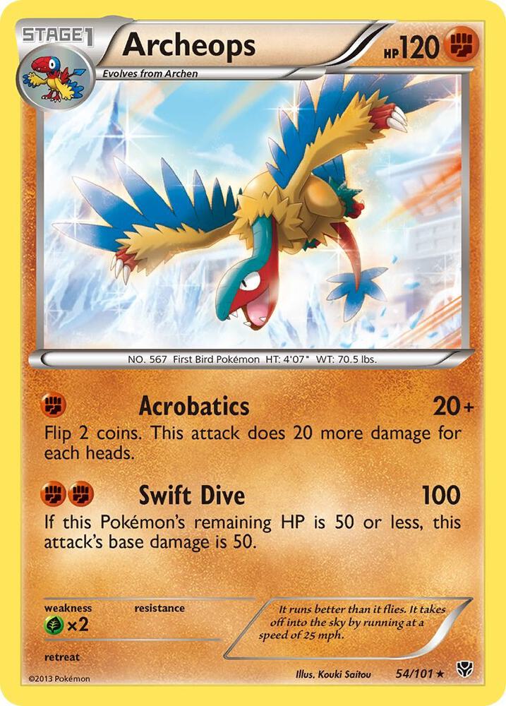 Pokemon Archeops 54/101 Plasma Blast