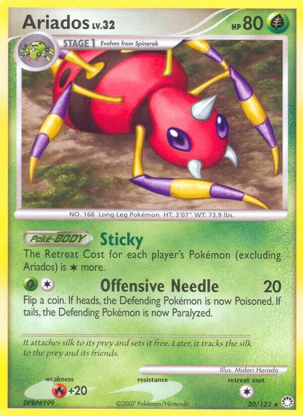 Pokemon Ariados 20/123 Mysterious Treasures