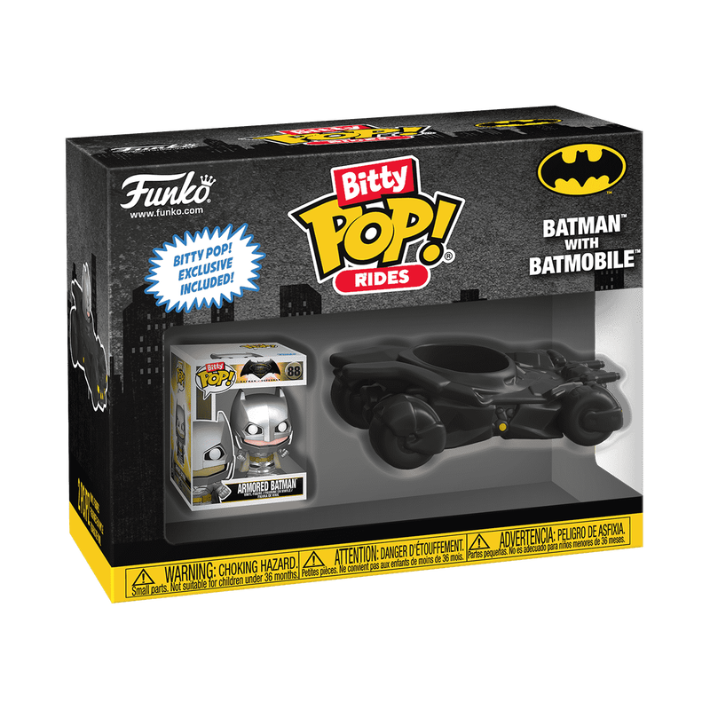 Funko Bitty Pop! Movies DC Batman With Batmobile