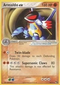 Pokémon Armaldo ex 16/17 Non-Holo POP Series 1