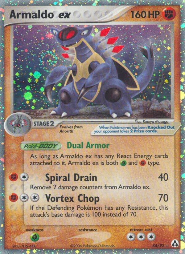 Pokemon Armaldo ex 84/92 Legend Maker