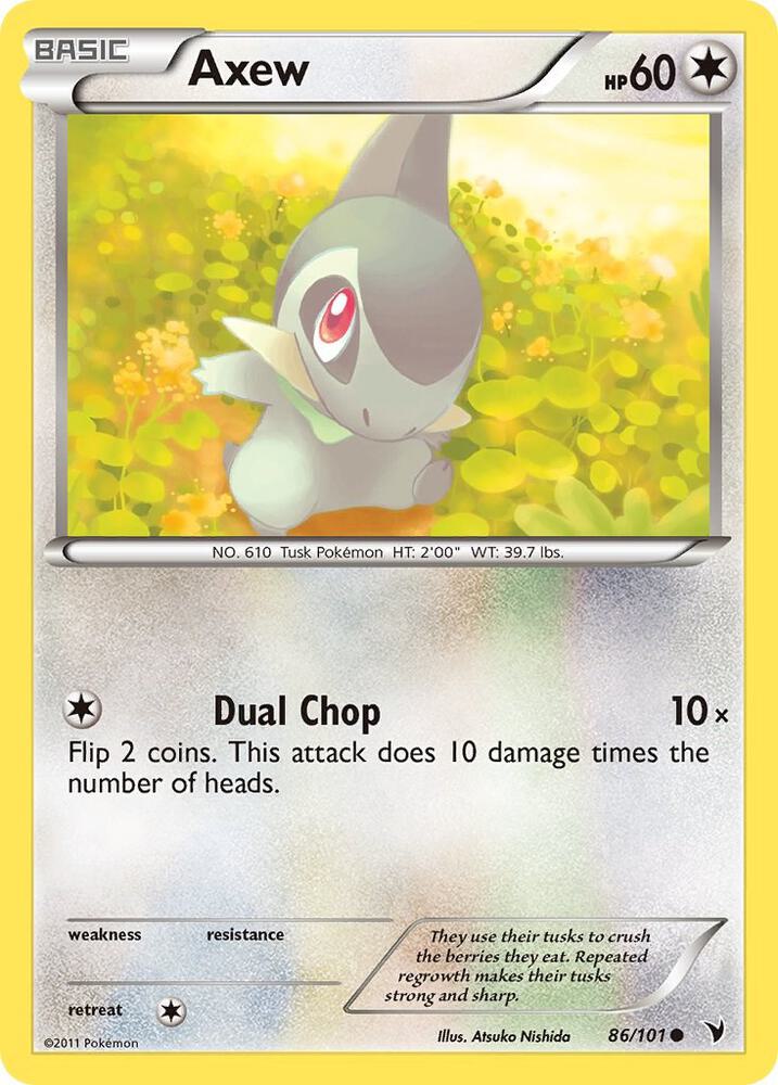 Pokemon Axew 86/101 Noble Victories