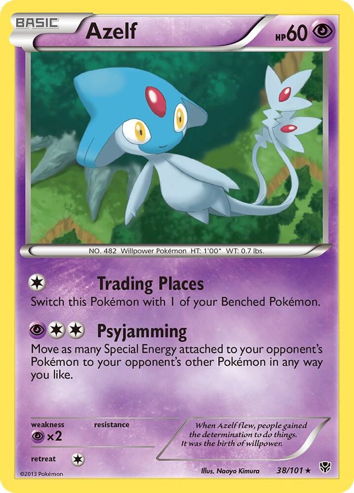 Pokemon Azelf 38/101 Plasma Blast