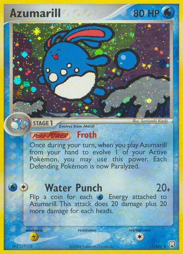 Pokemon Azumarill 1/109 Team Rocket Returns