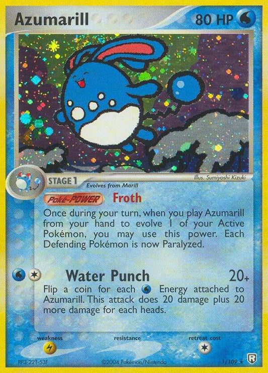 Pokemon Azumarill 1/109 Team Rocket Returns