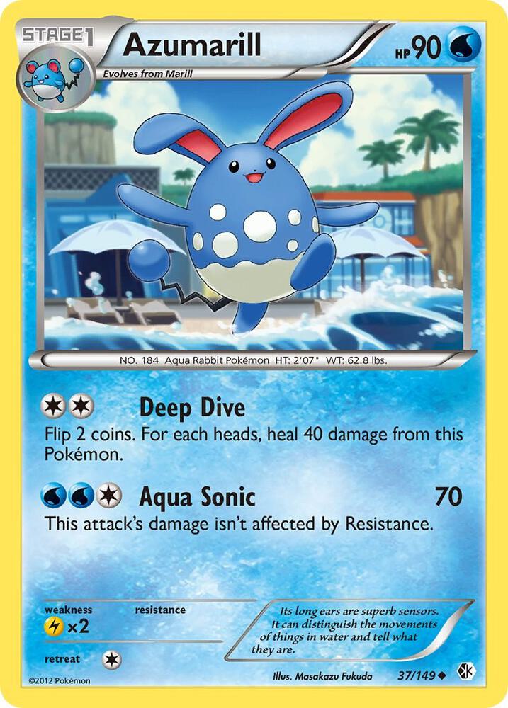 Pokemon Azumarill 37/149 Boundaries Crossed