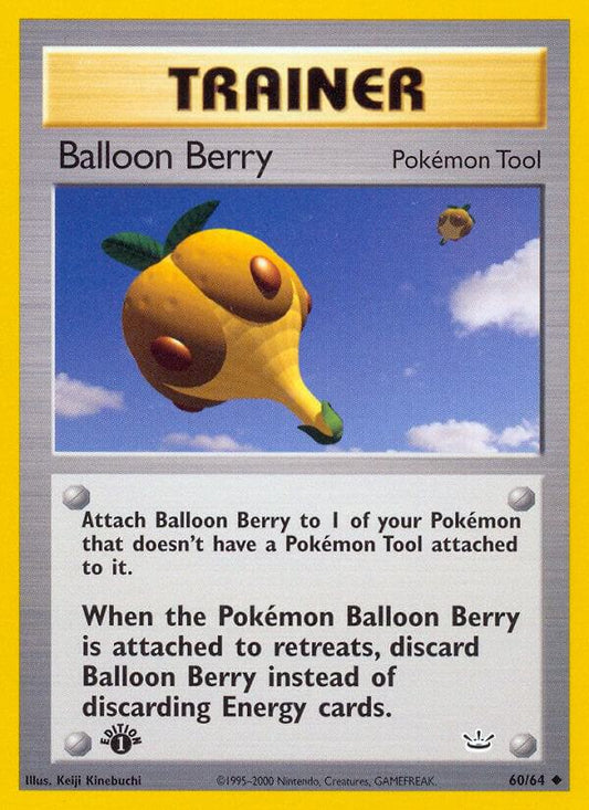 Pokemon Balloon Berry 60/64 Neo Revelation