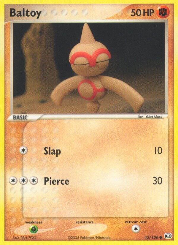 Pokemon Baltoy 43/106 Emerald