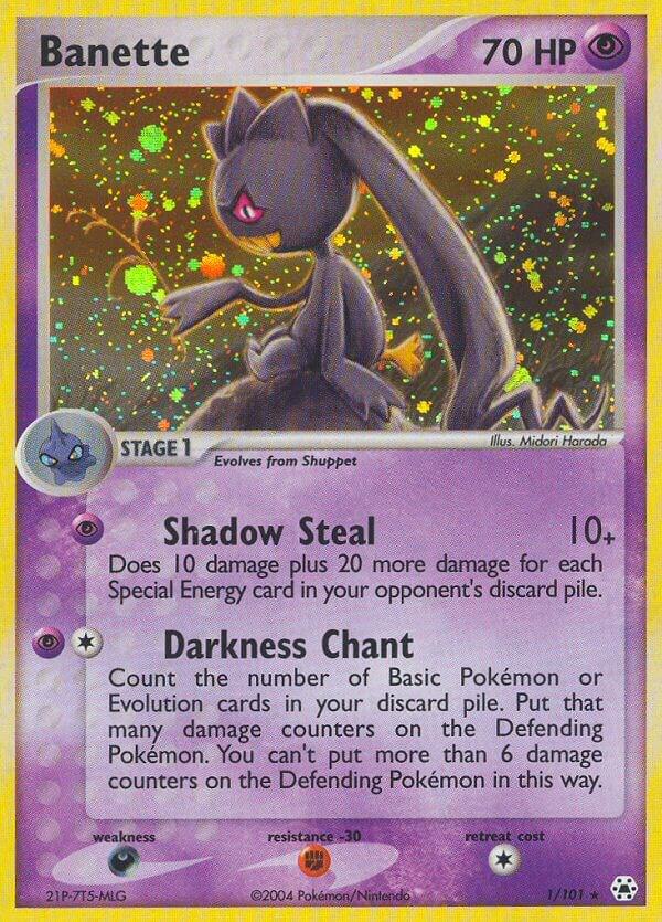 Pokemon Banette 1/101 Hidden Legends