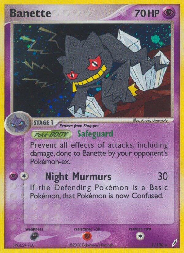 Pokemon Banette 1/100 Crystal Guardians