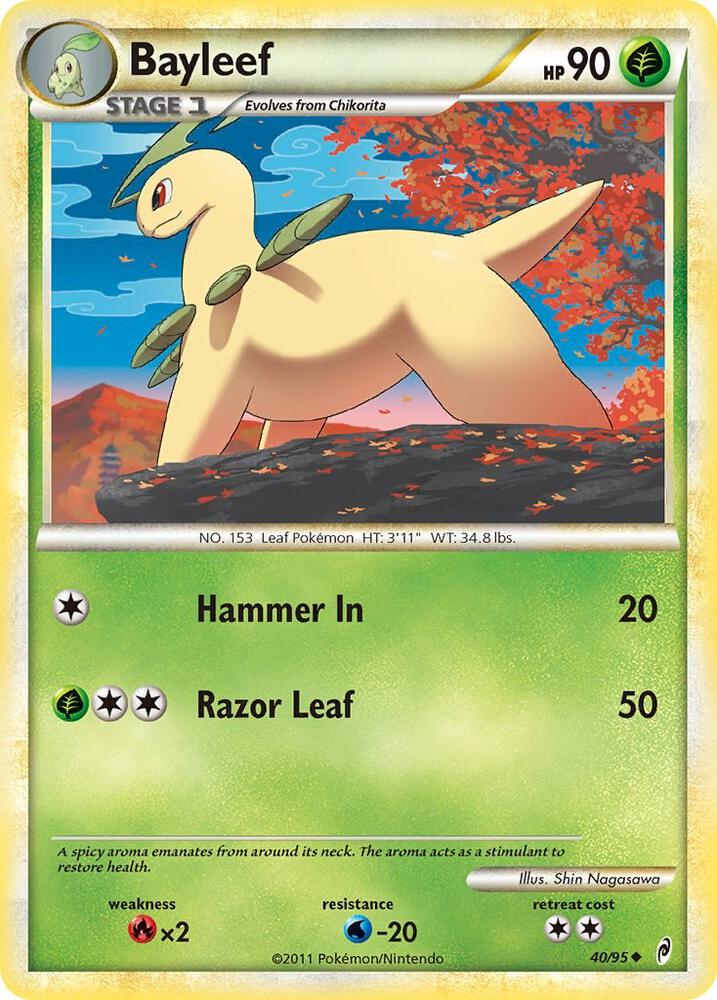 Pokemon Bayleef 40/95 Call of Legends