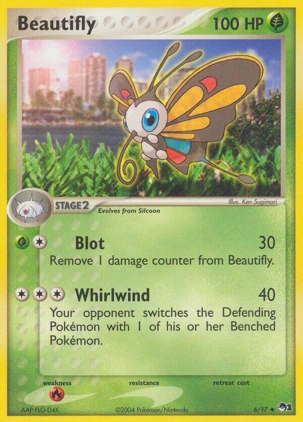 Pokémon Beautifly 6/17 POP Series 1