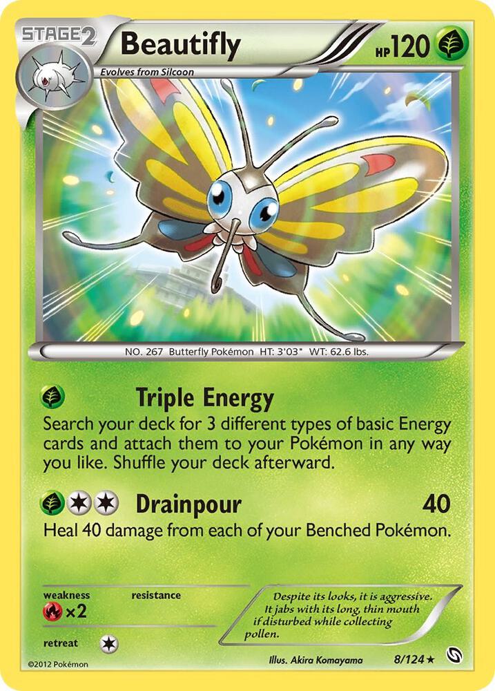 Pokemon Beautifly 8/124 Dragons Exalted