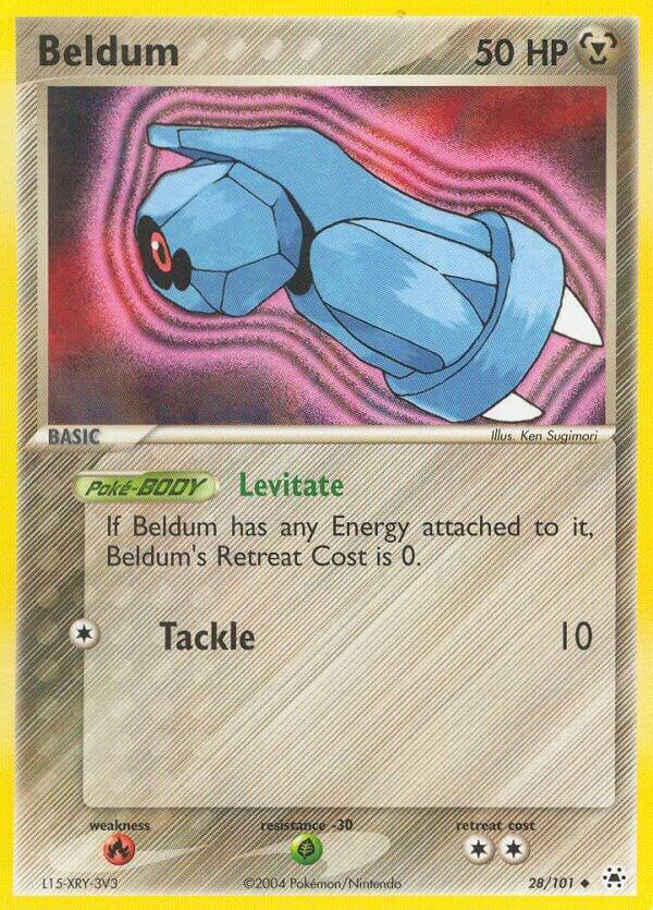 Pokemon Beldum 28/101 Hidden Legends