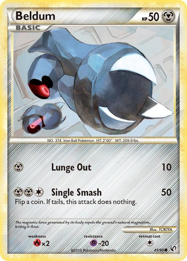 Pokemon Beldum 43/90 Undaunted