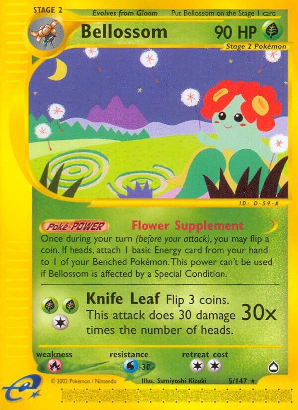 Pokemon Bellossom 5/147 Aquapolis