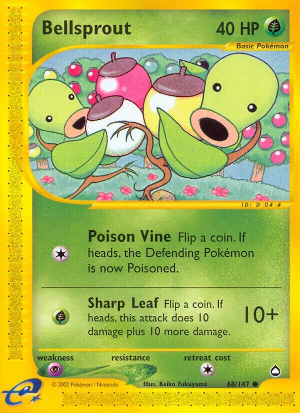 Pokemon Bellsprout 68/147 Aquapolis