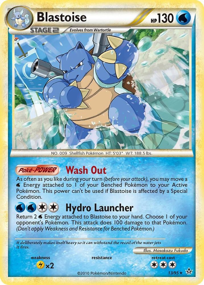 Pokemon Blastoise 13/95 Unleashed