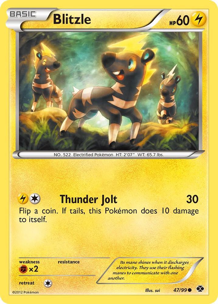 Pokemon Blitzle 47/99 Next Destinies