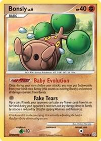 Pokemon Bonsly 71/130 Diamond & Pearl