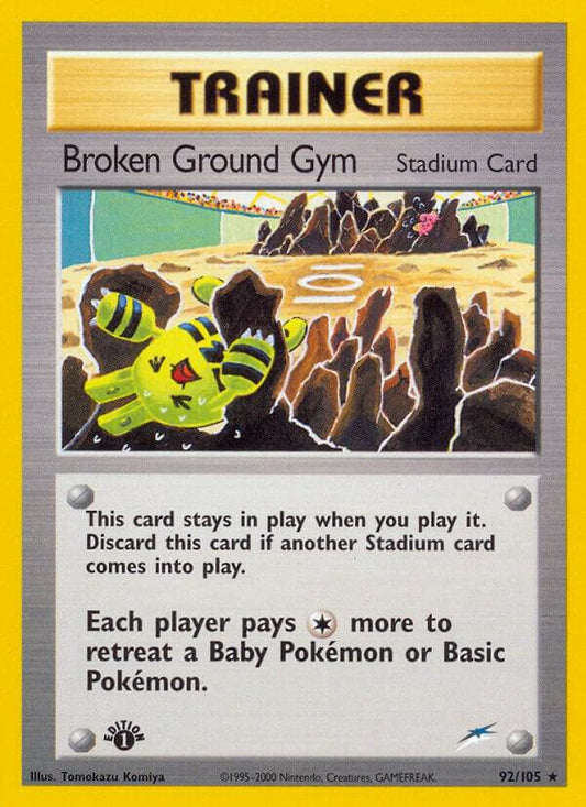 Pokemon Broken Ground Gym 92/105 Neo Destiny