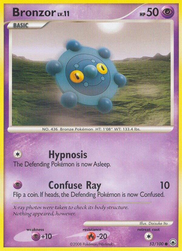 Pokemon Bronzor 52/100 Majestic Dawn