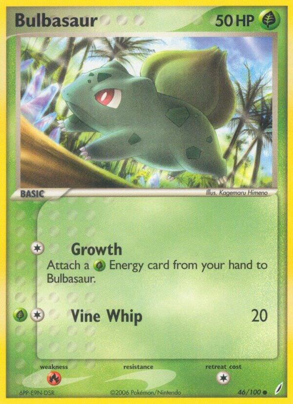 Pokemon Bulbasaur 46/100 Crystal Guardians