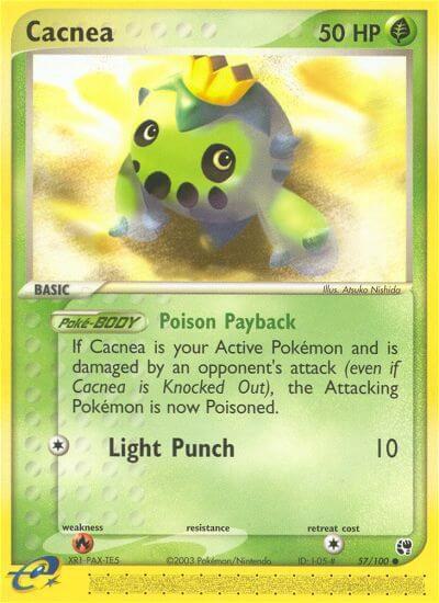 Pokemon Cacnea 57/100 Sandstorm