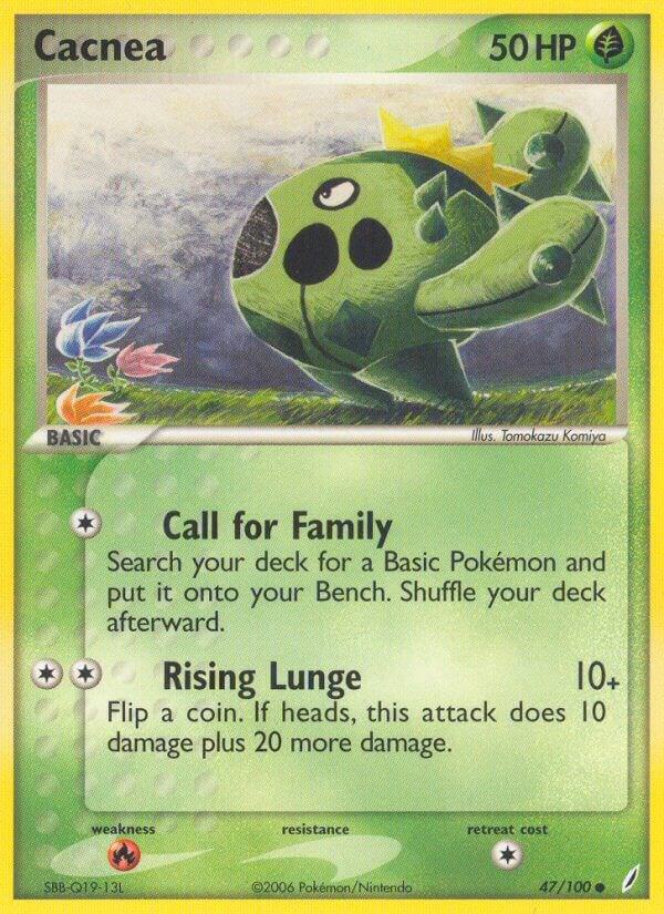 Pokemon Cacnea 47/100 Crystal Guardians