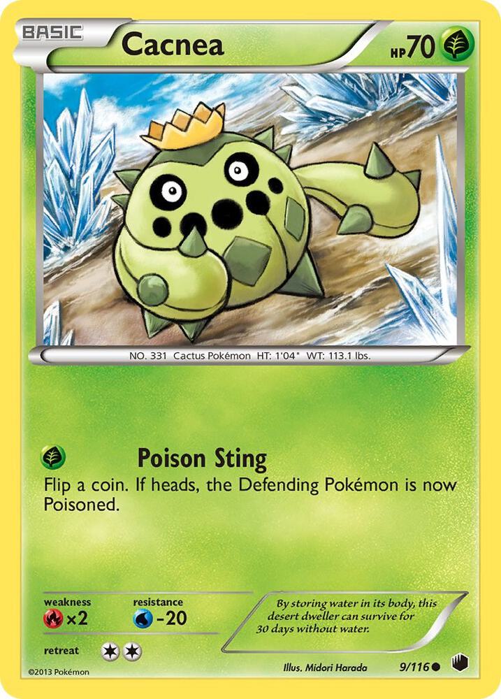 Pokemon Cacnea 9/116 Plasma Freeze
