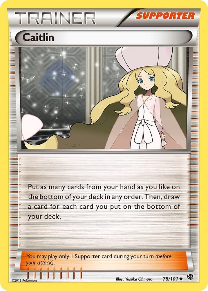 Pokemon Caitlin 78/101 Plasma Blast