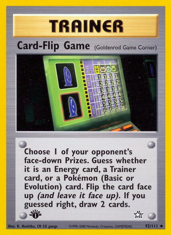 Pokemon Card-Flip Game # 92 Neo Genesis