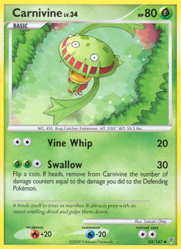 Pokemon Carnivine 53/147 Supreme Victors