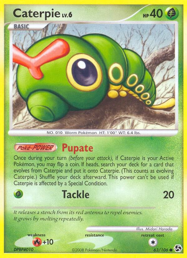 Pokemon Caterpie 63/106 Great Encounters