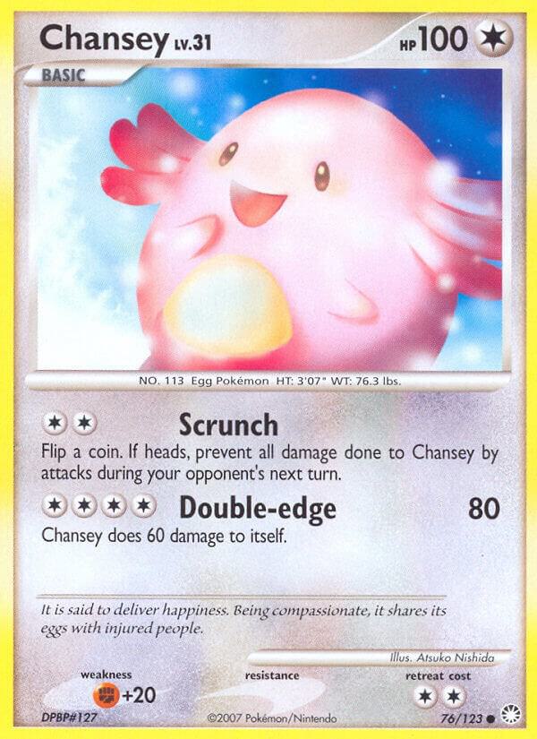Pokemon Chansey 76/123 Mysterious Treasures