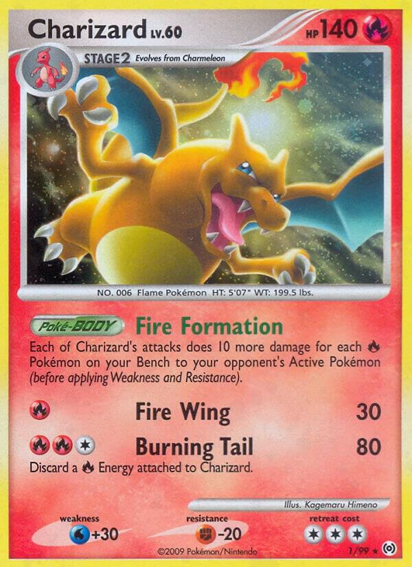Pokemon Charizard 1/99 Arceus